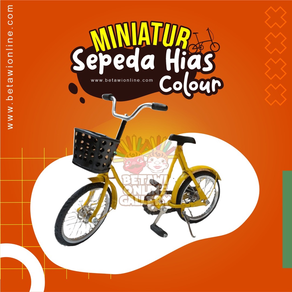 Miniatur Sepeda Hias Colour