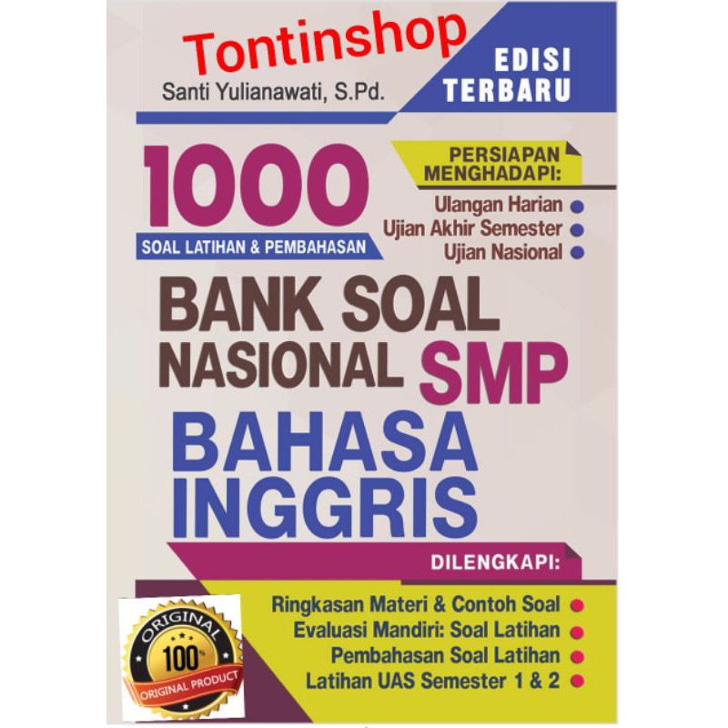 1000 Bank Soal Nasional SMP Bahasa Inggris