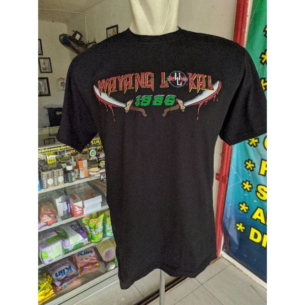 Kaos wayang lokal