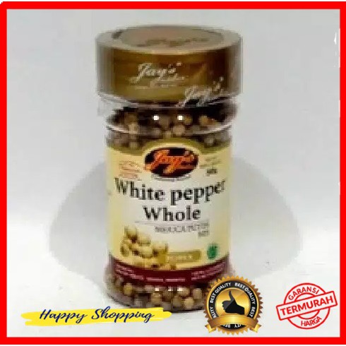 

Jay's White Pepper Whole 80gm