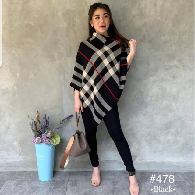 New comer ponco rajut import premium best seller