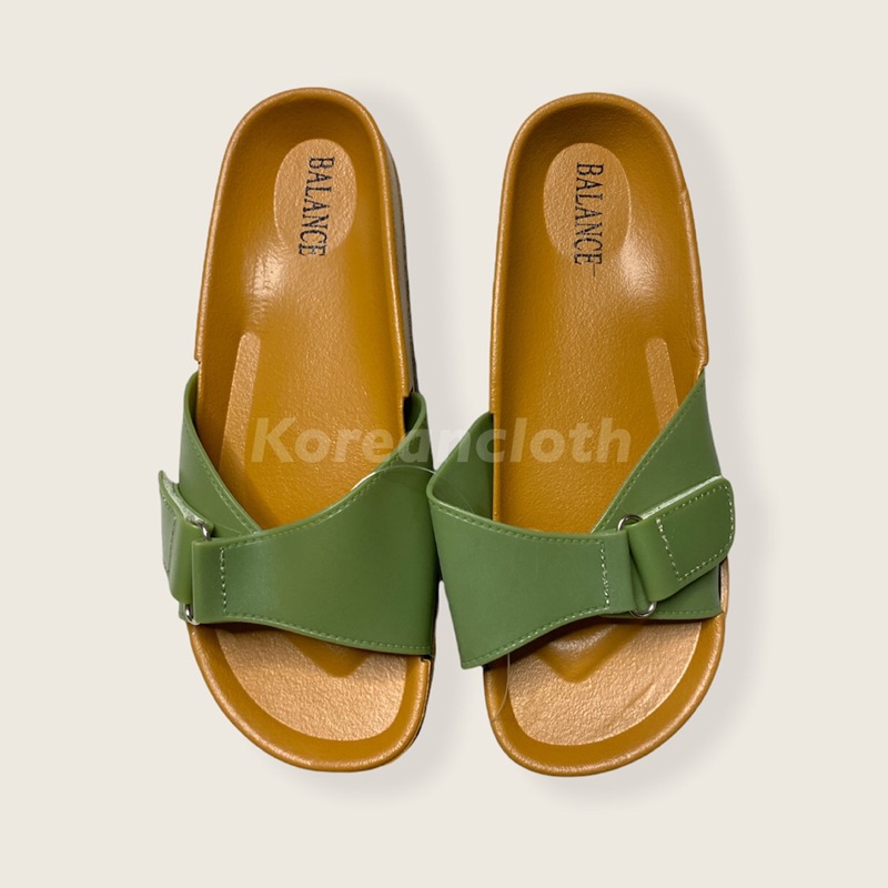 BALANCE 2031 SANDAL SLOP PEREMPUAN KARET BIRKEN SANDAL IMPORT KARET TERMURAH