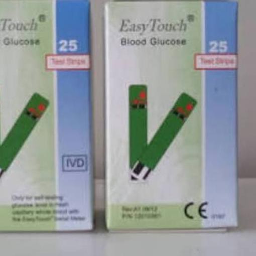 ♗ Strip Gula Darah Easy Touch / Stik Gula Darah Glukose Easy Touch ☇