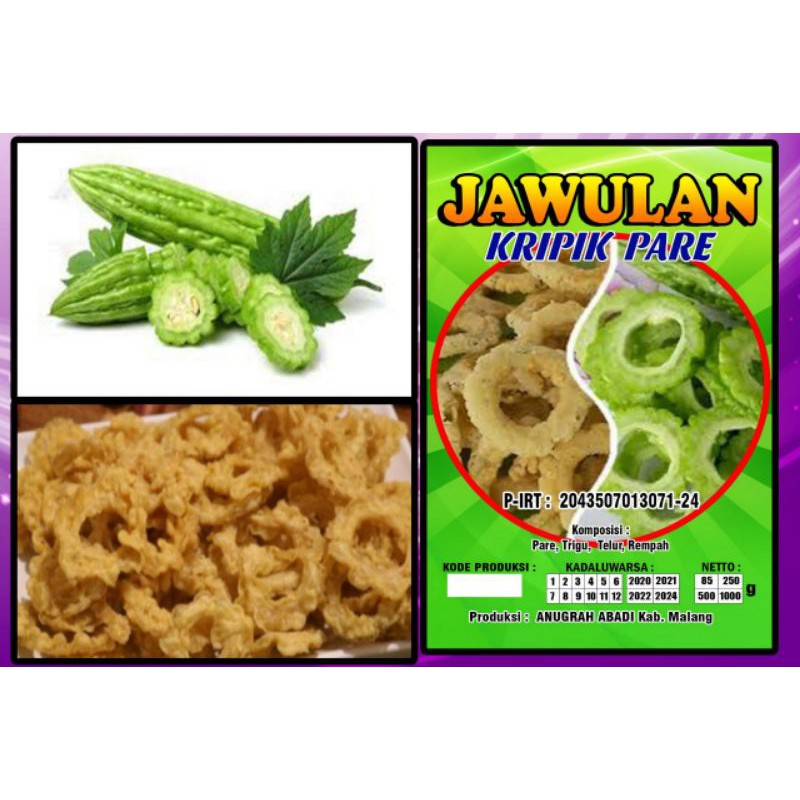 

Keripik Pare JAWULAN