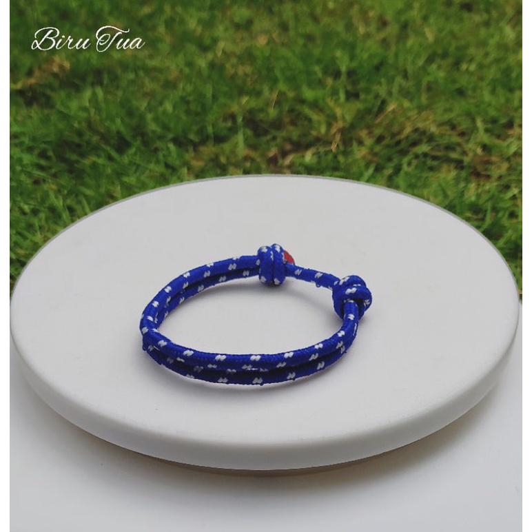 Gelang Simple 3MM Hitam Motif Banyak Pilihan Warna