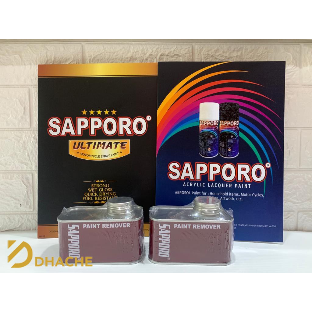 Paint Remover Sapporo 1/4 ltr 250ml ( penghilang cat /soda api )