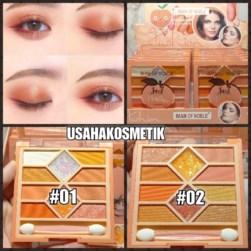 Promo !!!  Iman of noble EYeshadow| Blush on Just The peach 10 Color  NO.6681