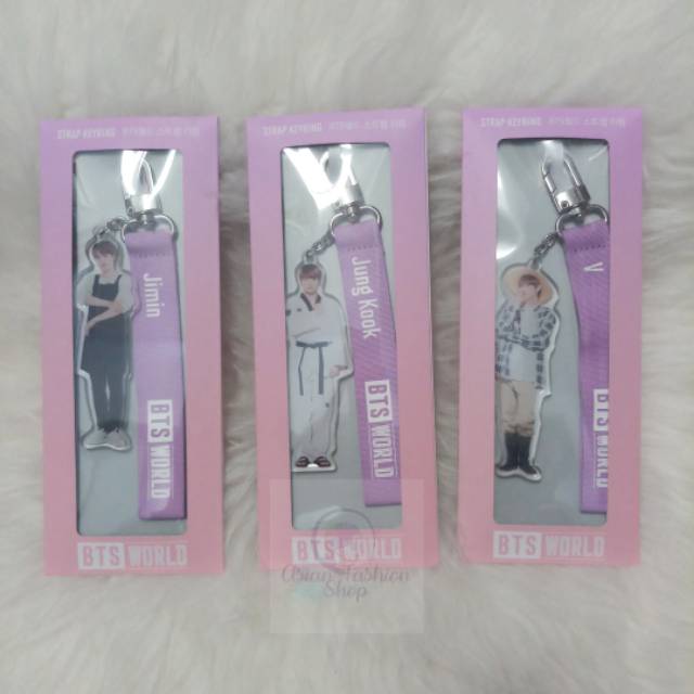 BTS WORLD OFFICIAL MD Strap Keyring