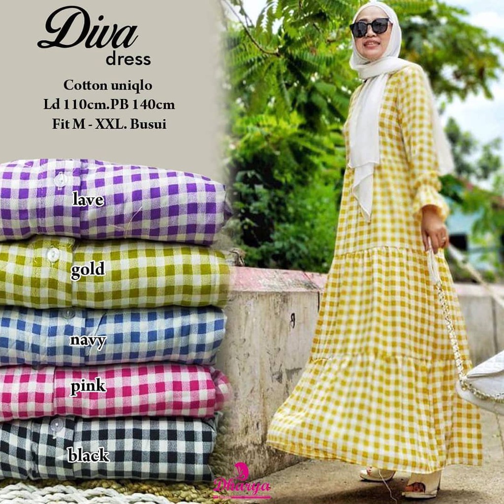 ALFAZZA / DIVA DRESS BY ALFAZZA BESTSELLER/ LILAC /KATUN KOTAK PREMIUM / AIZE JUMBO FIT TO XXL BUSUI