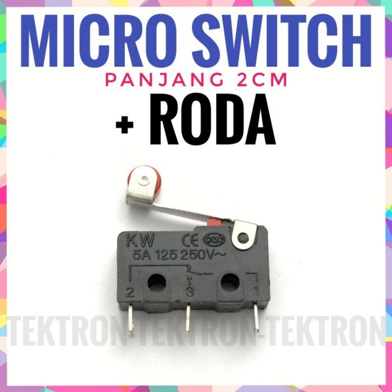 Micro Switch Roda 3 Pin