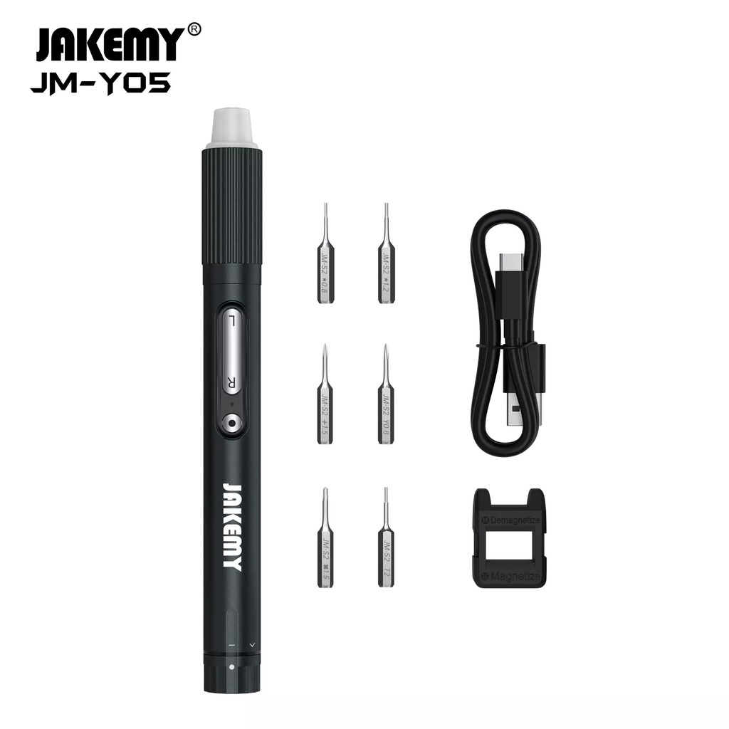 Jakemy JM-Y05 9In1 Obeng Listrik Dual Mode Dynamics Screwdriver