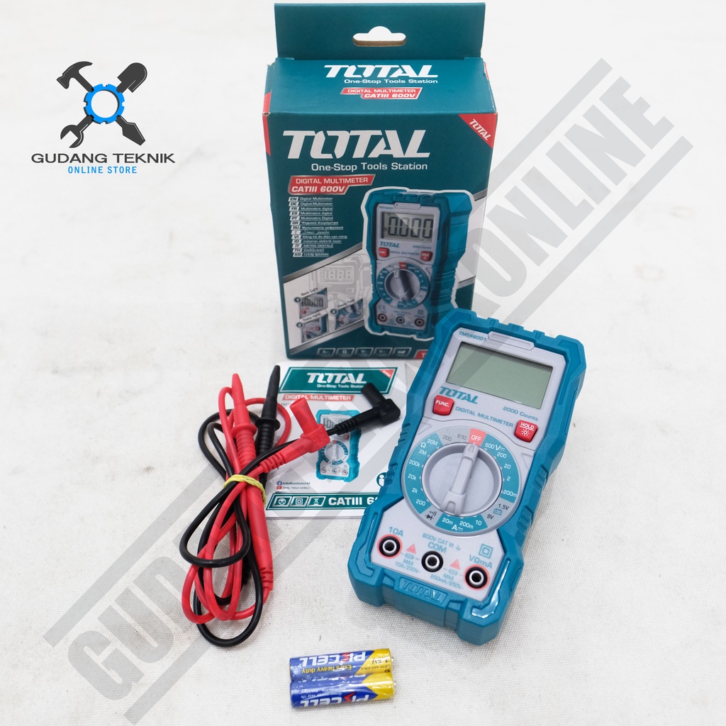 Multitester Digital TOTAL TMT46001 / Multimeter Digital - Avometer Digital TOTAL TMT 46001