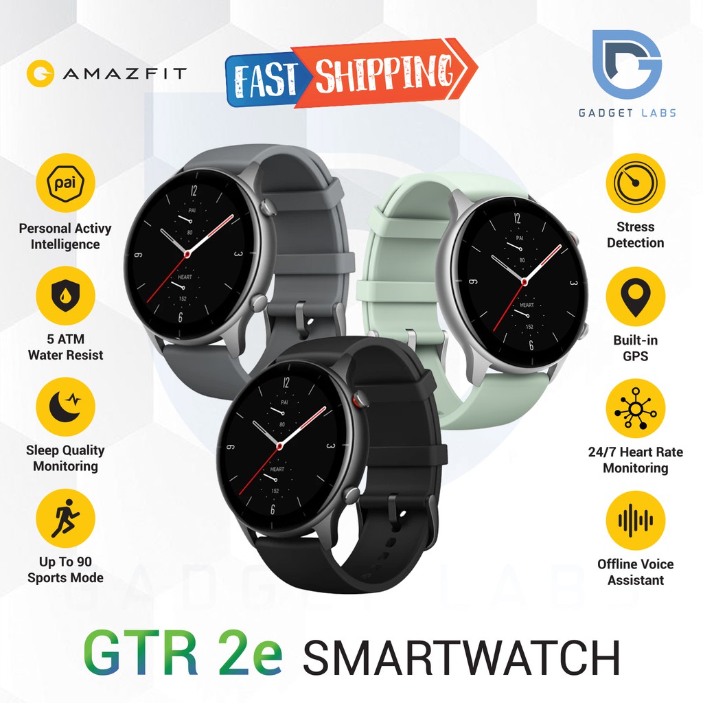 Amazfit GTR 2E Smartwatch Sport 2 E- Jam Tangan Digital Garansi Resmi ...