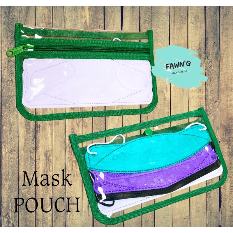 Fawn’G Handmade - LONG POUCH ZIPPER / Dompet Masker / Masker POUCH / Mask HOLDER