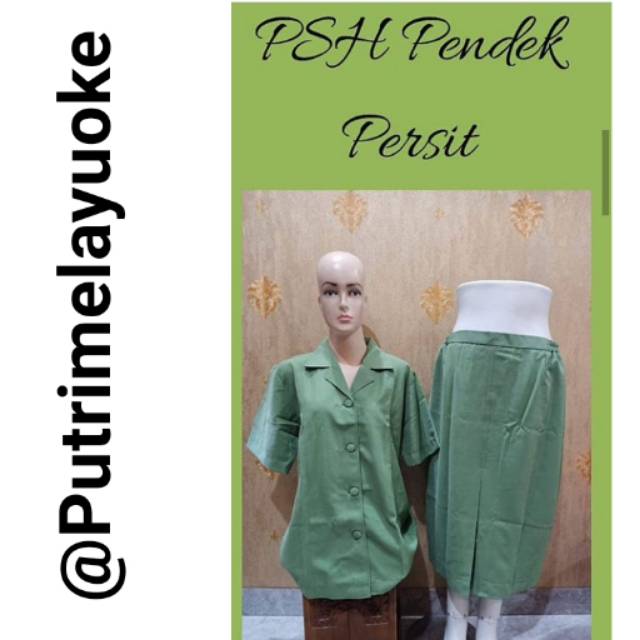 Baju PSH Pendek Persit Set (2in1)