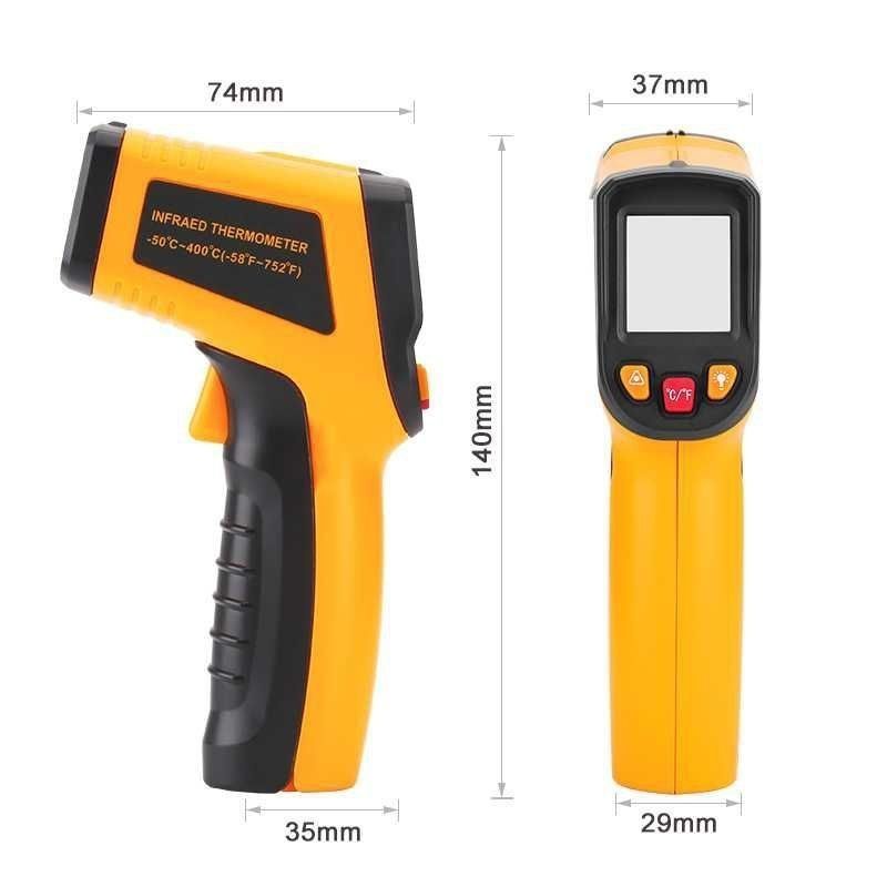 THERMOMETER GUN TANPA BOX Termometer Masak Tembak Infrared Non Contact Digital Cooking Pengukur Suhu