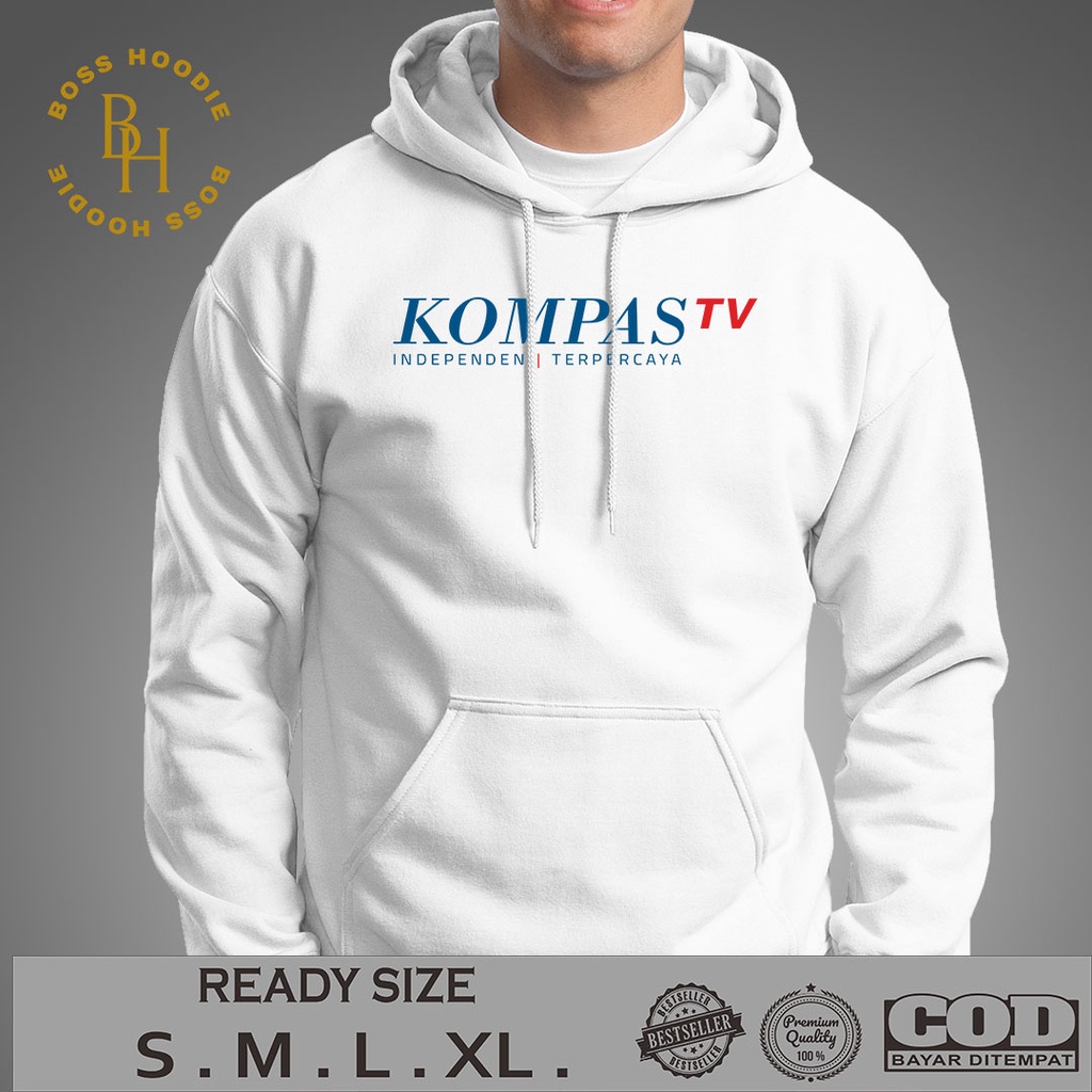 HOODIE Kompas TV Logo Hoodie Perusahaan | HOODIE PRIA | JAKET PRIA | HOODIE KEREN