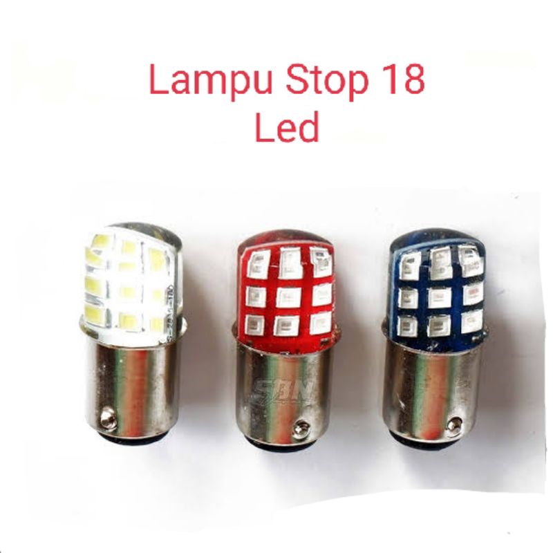 Lampu Belakang Stop Jelly 12 18 Mata Matic Bebek