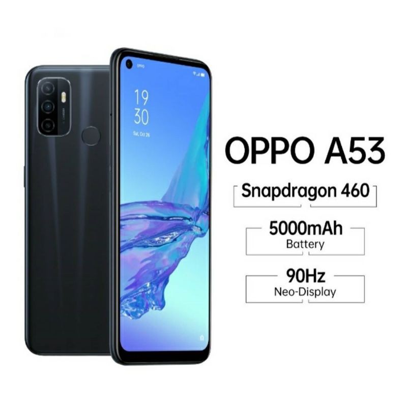 oppo a53 ram 6gb internal 128gb garansi resmi oppo Indonesia 1thn