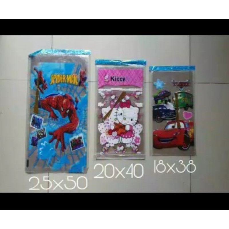 PLASTIK SNACK ULANG TAHUN KARAKTER ISI 10 PCS