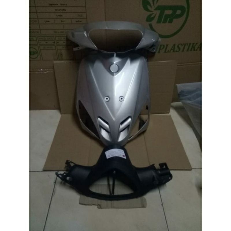 TAMENG DEPAN BATOK KEPALA MIO SPORTY SILVER
