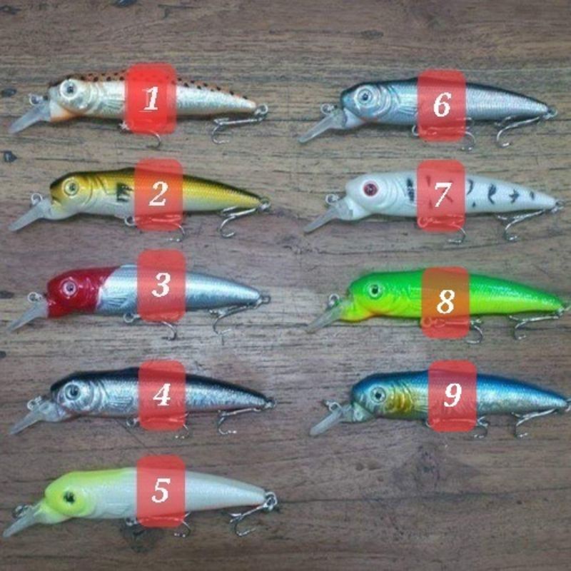 LURE VICTOR JPS-05 - 7,5cm / 8gram (1bks = isi 2pcs Lure)