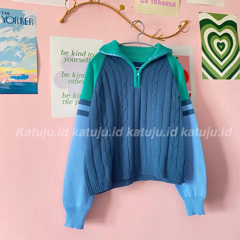 SWEATER RAJUT CABLE MURA PREMIUM QUALITY