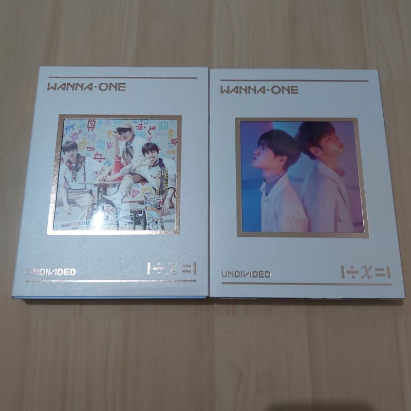 [UNSEALED] ALBUM WANNA ONE UNDIVIDED THE HEAL & TRIPLE POSITION VER (ONG SEONGWU & KIM JAEHWAN SET)