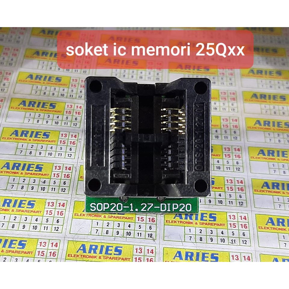 SOKET IC FLASH MEMORI 25Q XX SOKET IC MEMORY 25Q64