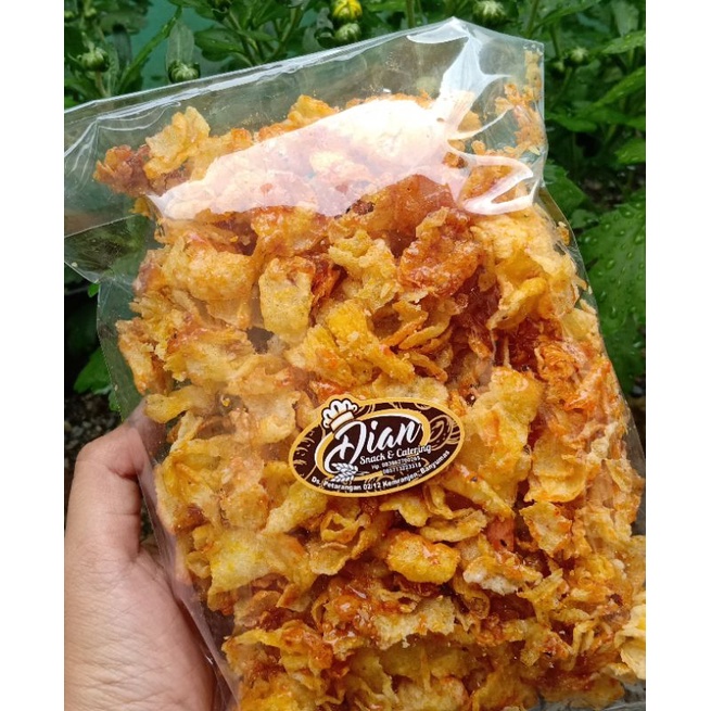 

Emping jagung pedas 130 gram