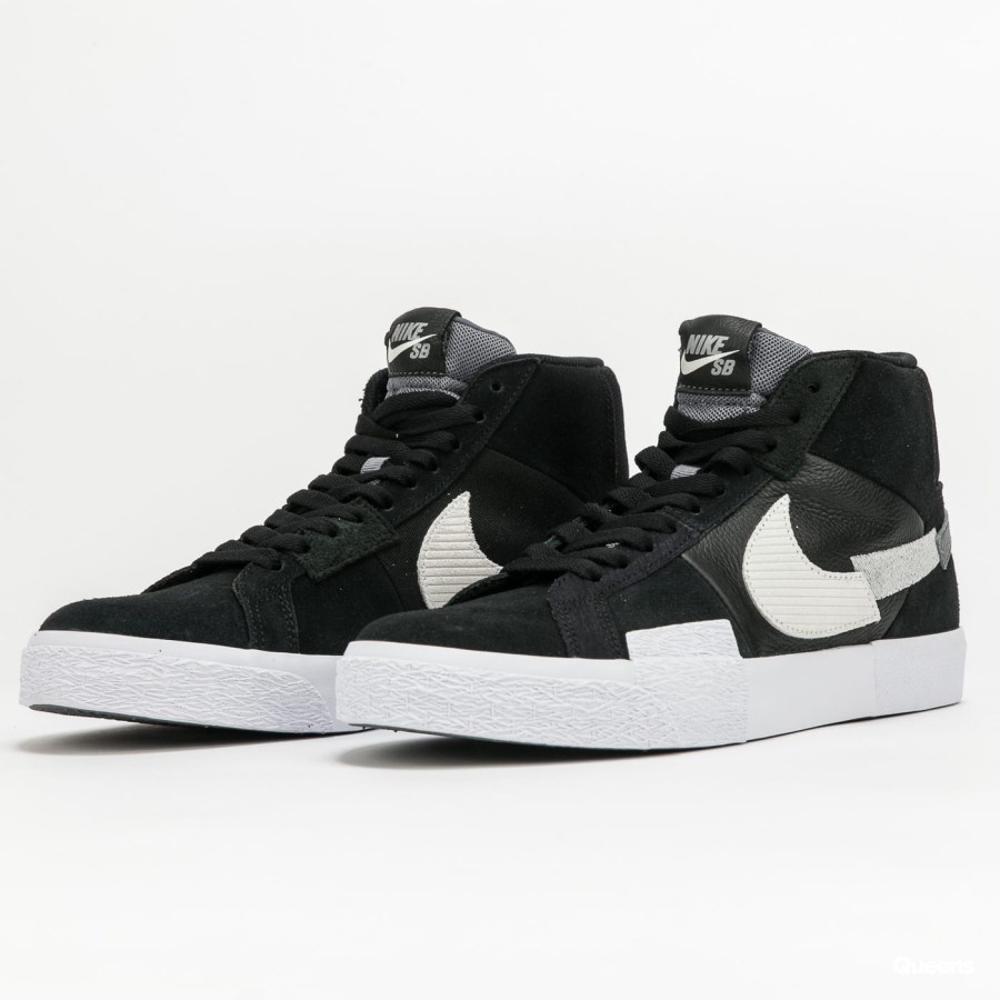 NIKE SB ZOOM BLAZER MID PREMIUM BLACK WOLF GREY