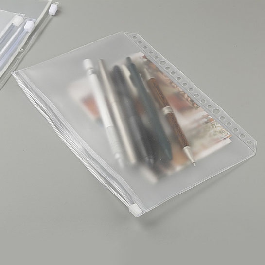 

Zipper Bag A5 - 20/6 holes - Pocket holder untuk binder by bukuqu