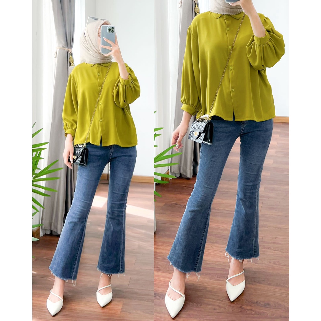 Elsa blouse | blouse wanita | atasan wanita