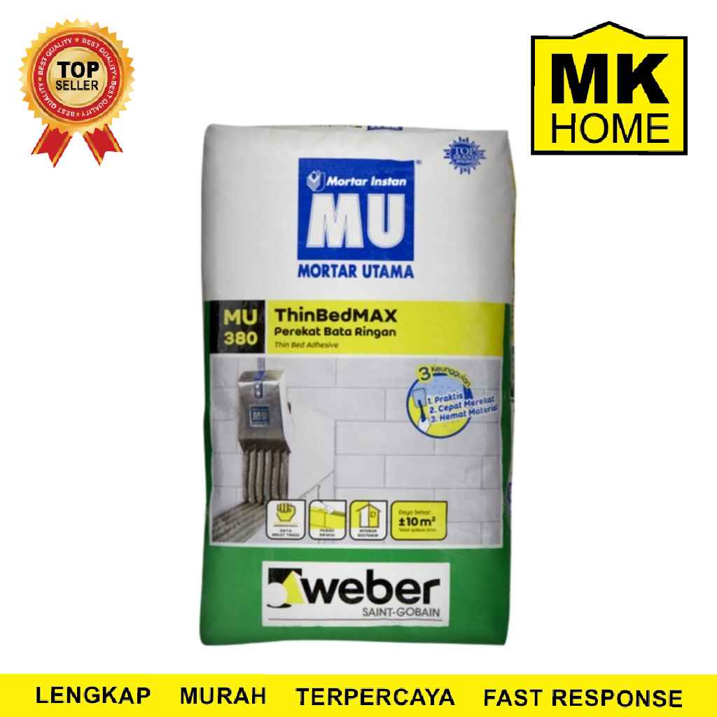 MORTAR MU 380 40 KG PEREKAT BATA RINGAN