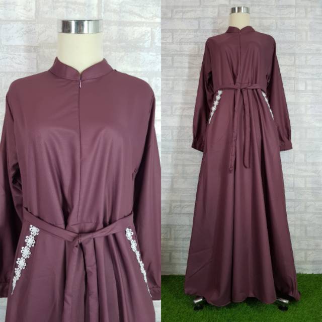 GAMIS TOYOBO RENDA MELATI SAKU