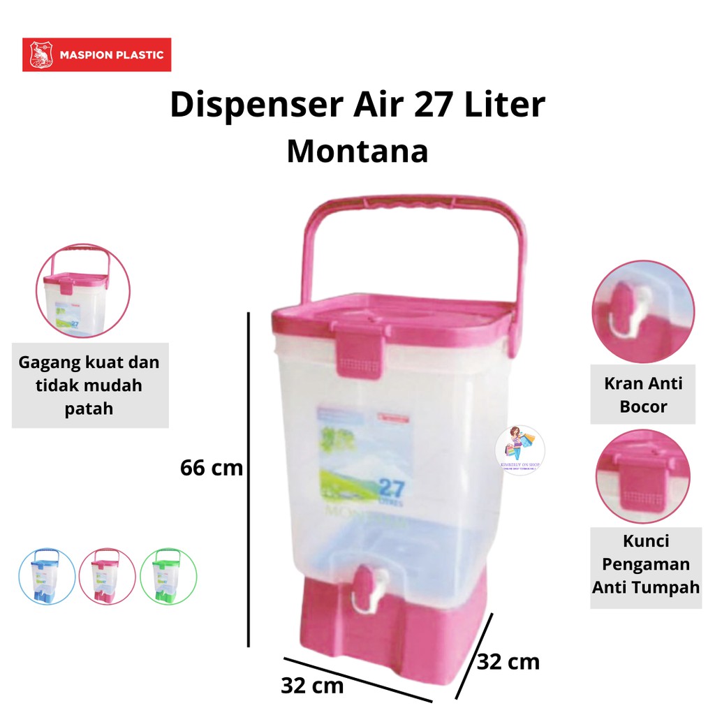 Dispenser Air Minum Montana 27 Liter Maspion