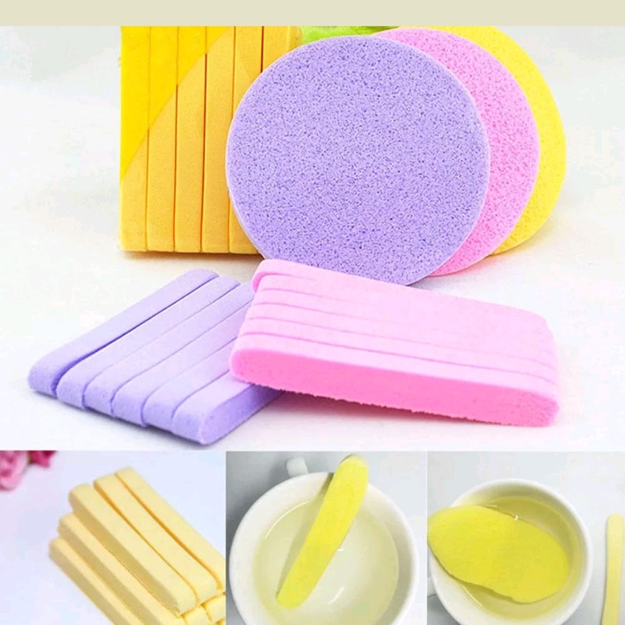 SPON FACIAL/SPONGE STIK/SPON KENTANG/SPON PEMBERSIH WAJAH