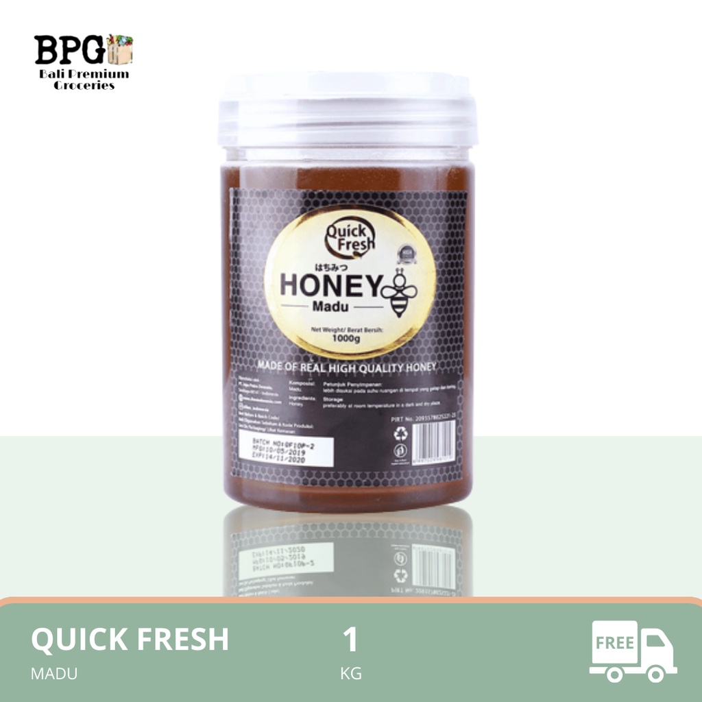 

QUICK FRESH Honey 1KG Bucket/Jar Plastik