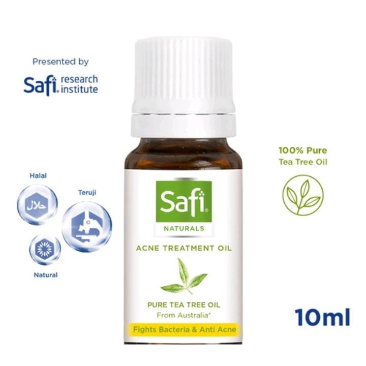 SAFI Naturals Acne Treatment Oil Pure Tea Tree Oil 10 ml