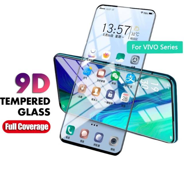 Tempered Glass 5D 9D Full Cover Vivo V17 TG Anti Gores Layar Kaca Guard Screen Protector Premium