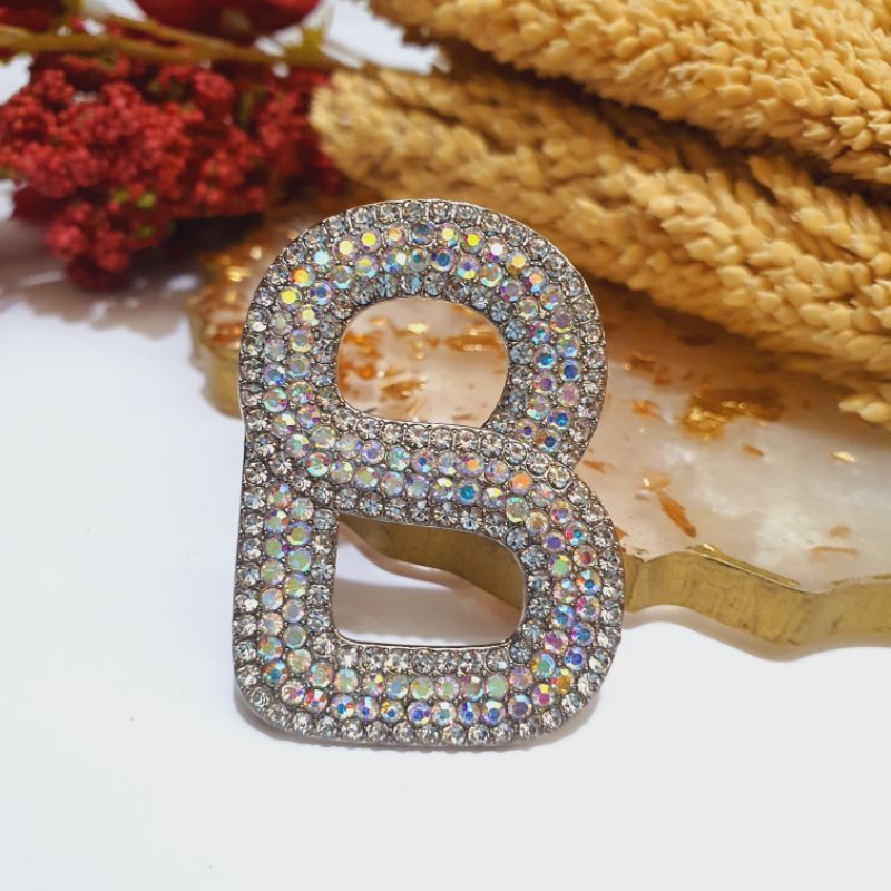 Brooch Buttonscarves KW / Bross Buttonscarves KW / Bross Button KW-021 Silver