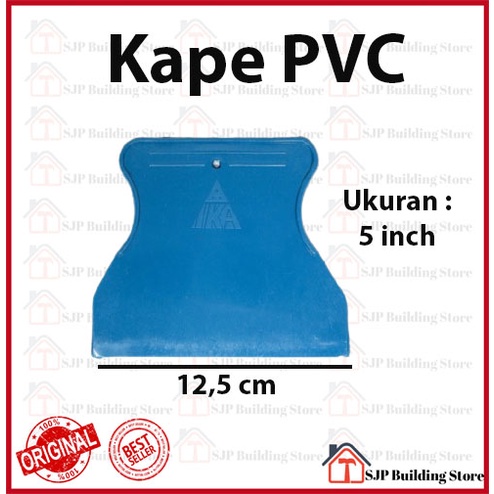 KAPE PLASTIK 5 7 9 INCH DEMPUL TEMBOK DENGAN KOMPON / SCRAPPER PVC KUAT BAGUS AWET FINISHING MULUS