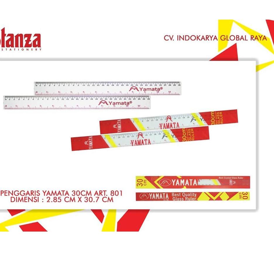 

Ready stock IKDRU 12 psc penggaris plastik 30 cm yamata 801 41