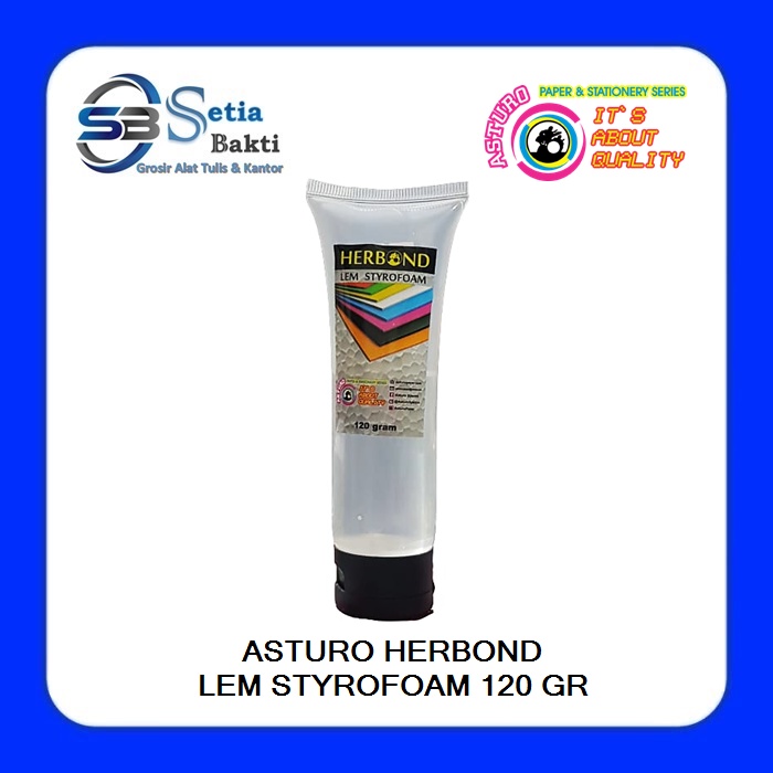 

ASTURO HERBOND Lem Styrofoam 120gr