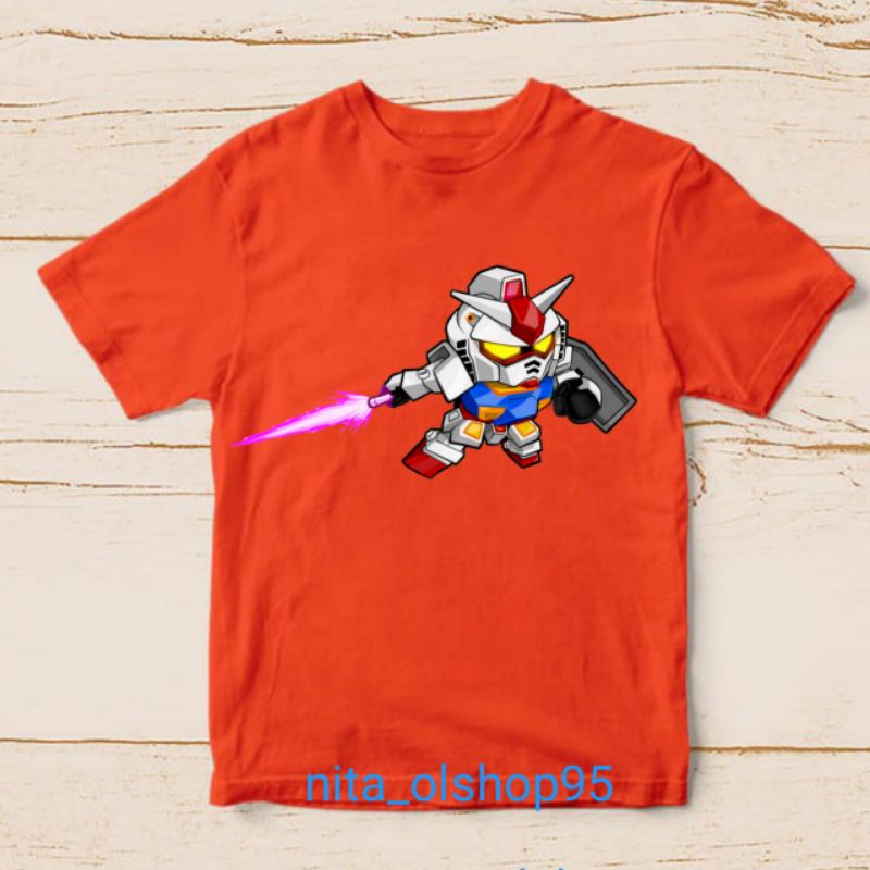 baju anak Gundam robot chibi