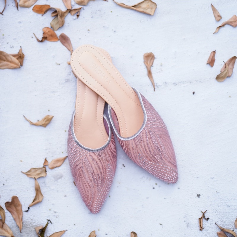 ELOVIA - Graceful Mules in Dusk Silver