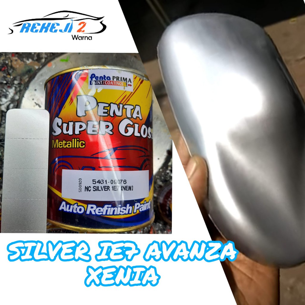 Cat Penta Super Gloss Metalic Silver 1E7/SILVER AVANZA-Cat Mobil Motor Sepeda