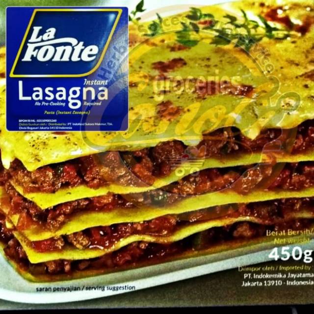 La fonte instan Lasagna