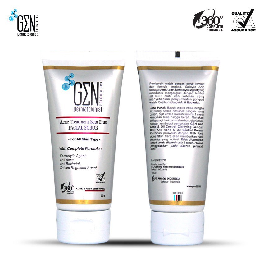 GEN Acne Treatment Beta Plus Facial Scrub