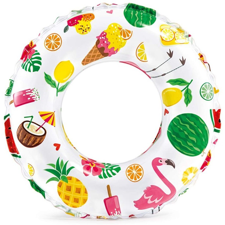 Intex 59230 Ban Renang Lively Print Swim Rings 51cm Pelampung Anak